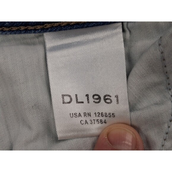 DL1961 Women’s Size 27 Hepburn High-Rise Wide Leg Jeans Light Blue Denim - Picture 7 of 16